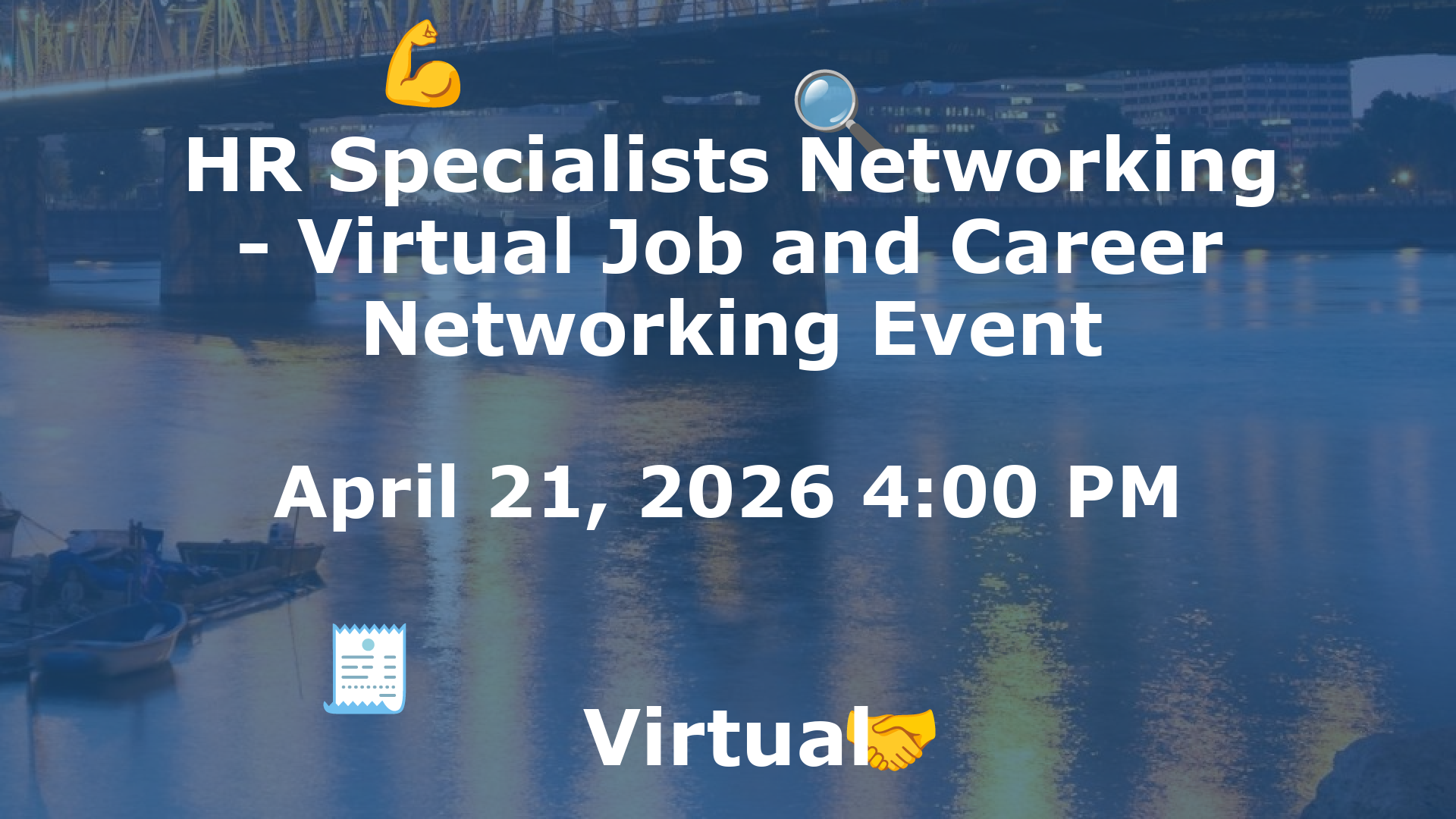 HR Specialists Networking - Virtual Job and Career Networking Event event image